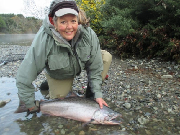 Roaring Fork Guide Service Kathy was pretty excited with